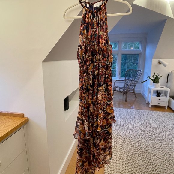 NWOT A.L.C. Elaine Silk Midi Dress - Picture 4 of 6